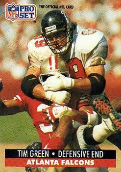 Tim Green Atlanta Falcons 1991 Pro set NFL #94